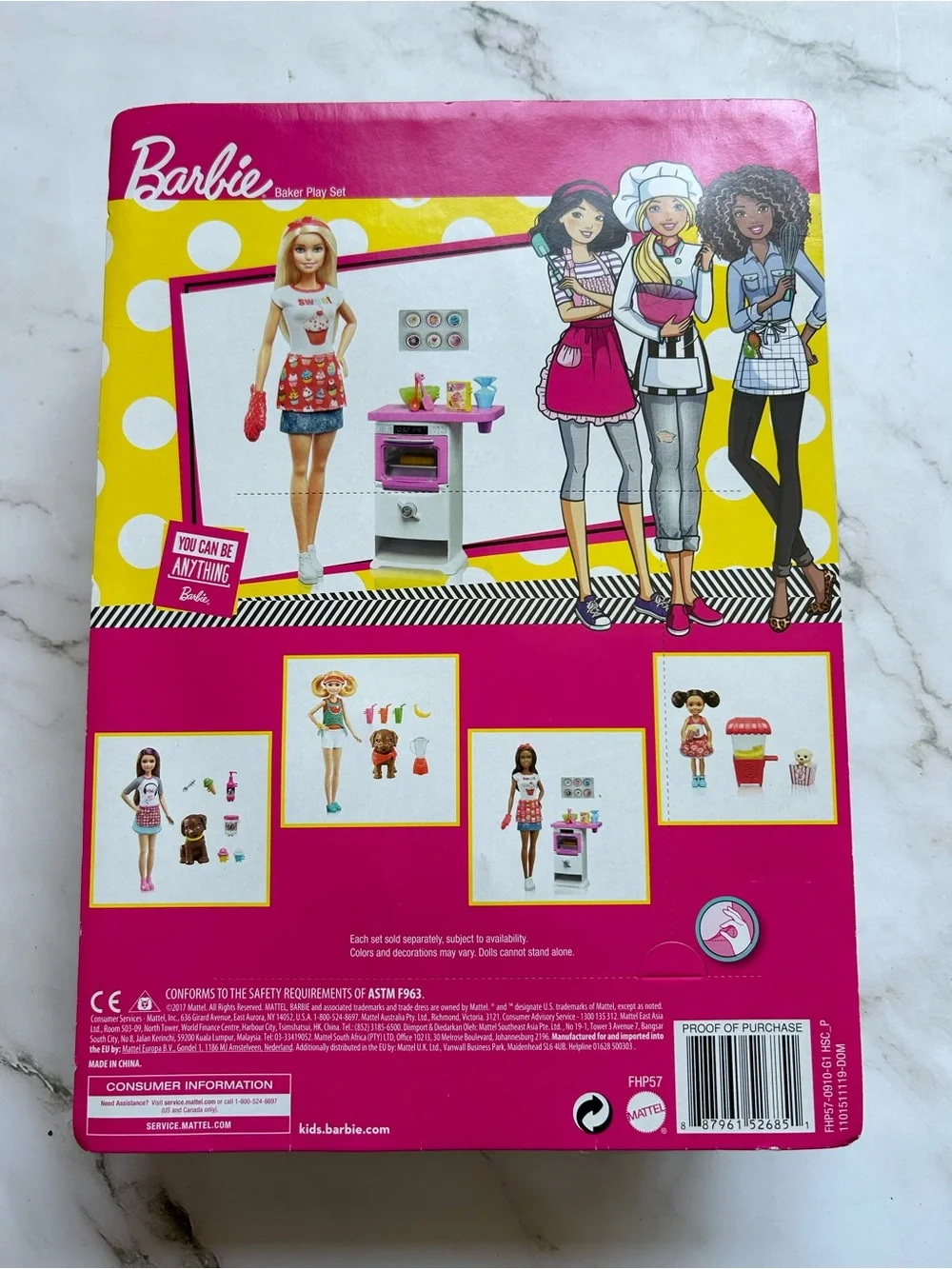 2017 Bakery Chef Barbie Doll #FXP57
